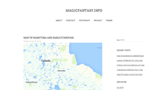 Desktop Screenshot of magicfantasy.info